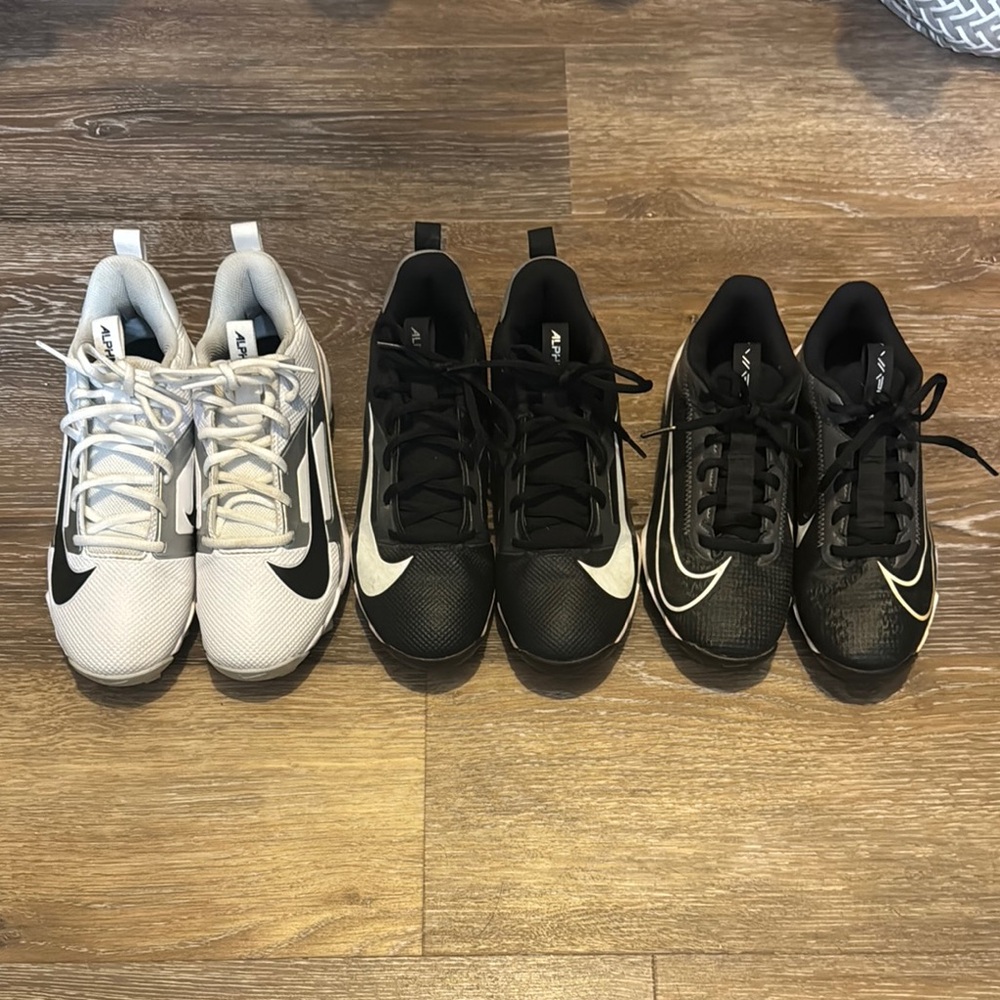 3 Pair of Boys Nike Football Cleats!